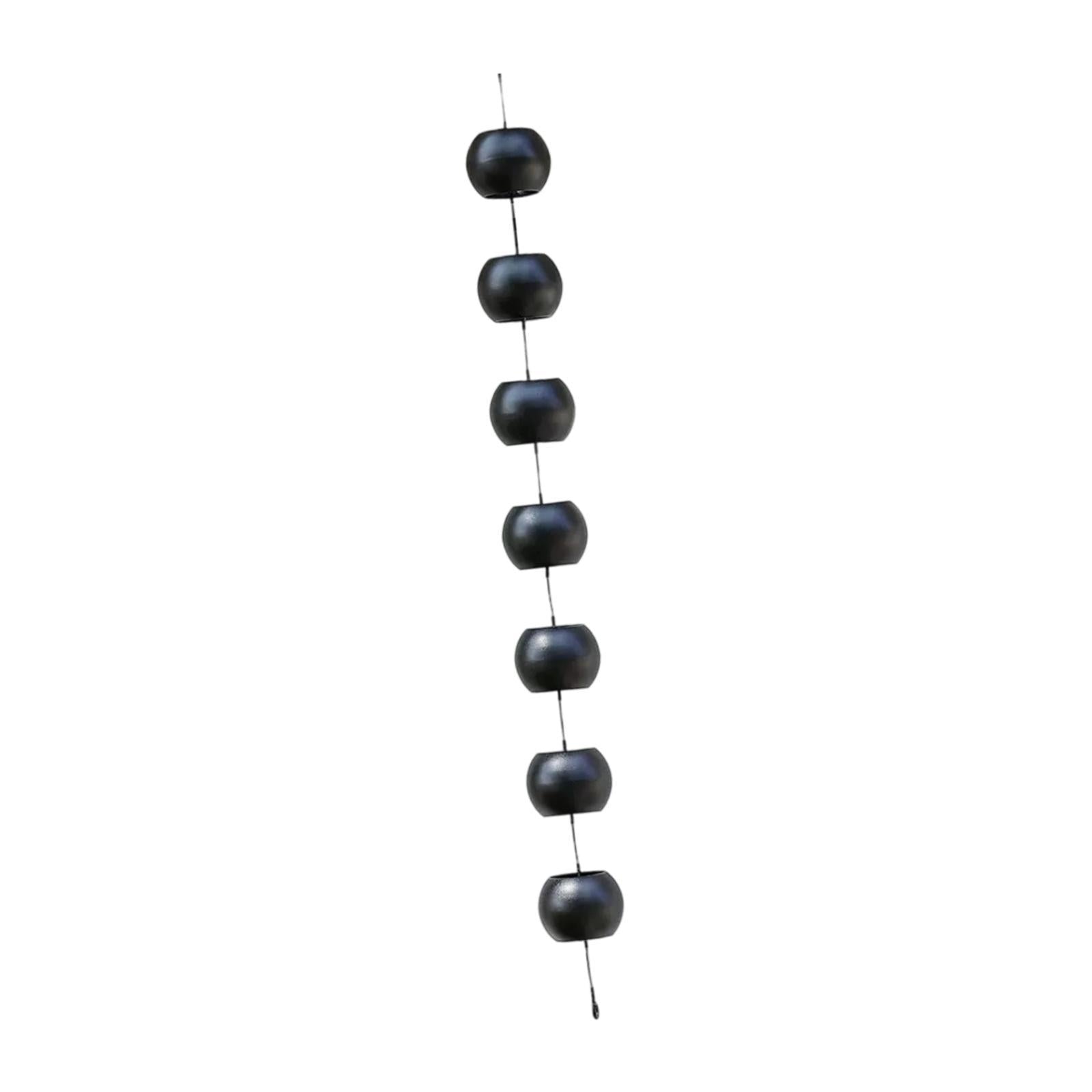 Ball Shaped Rain Chain 1M Easy to Install Rain Bell for Yard Backyard Garden