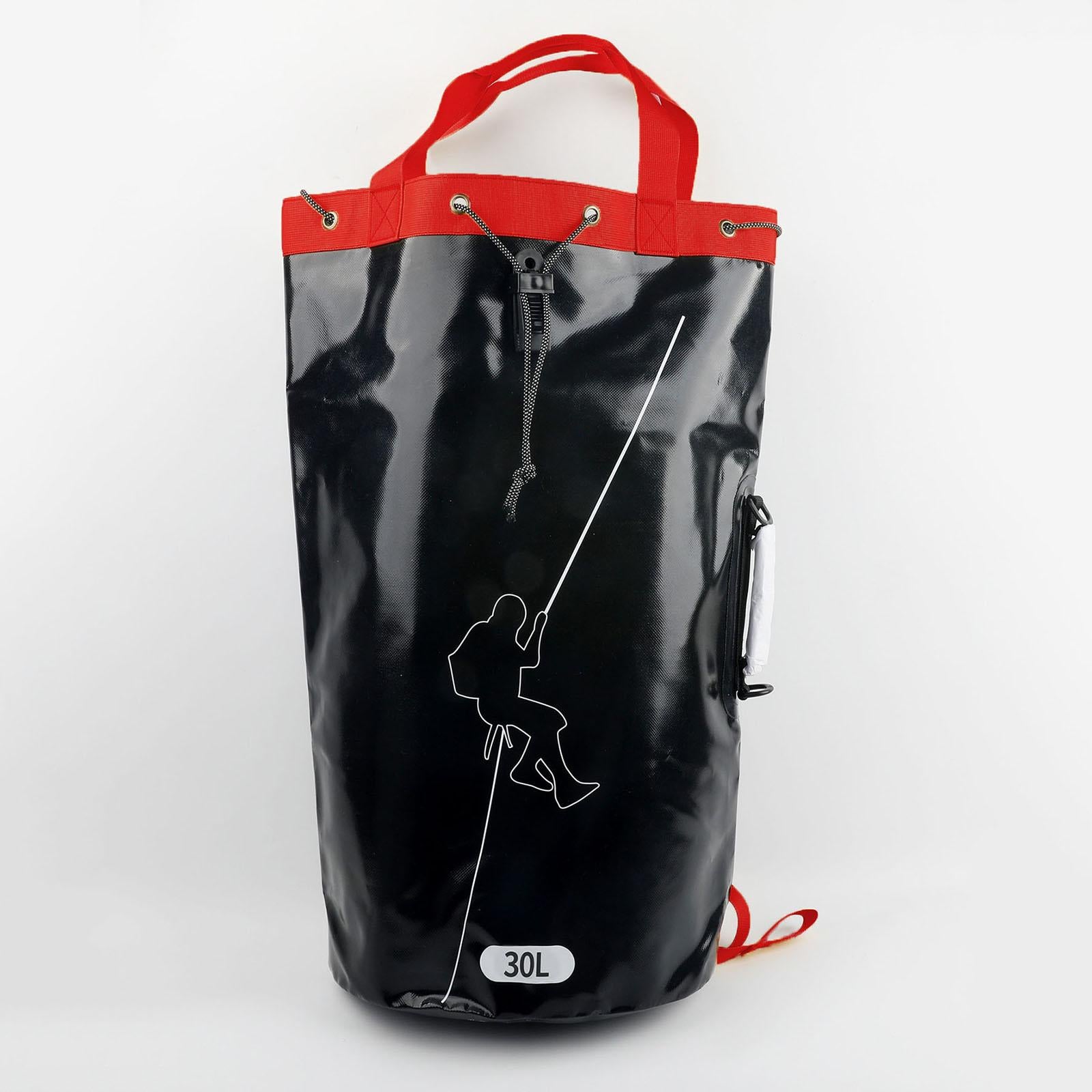 Climbing Rope Gear Bag PVC Arborist Equipment Storage Bag for Outdoor Hiking 30L