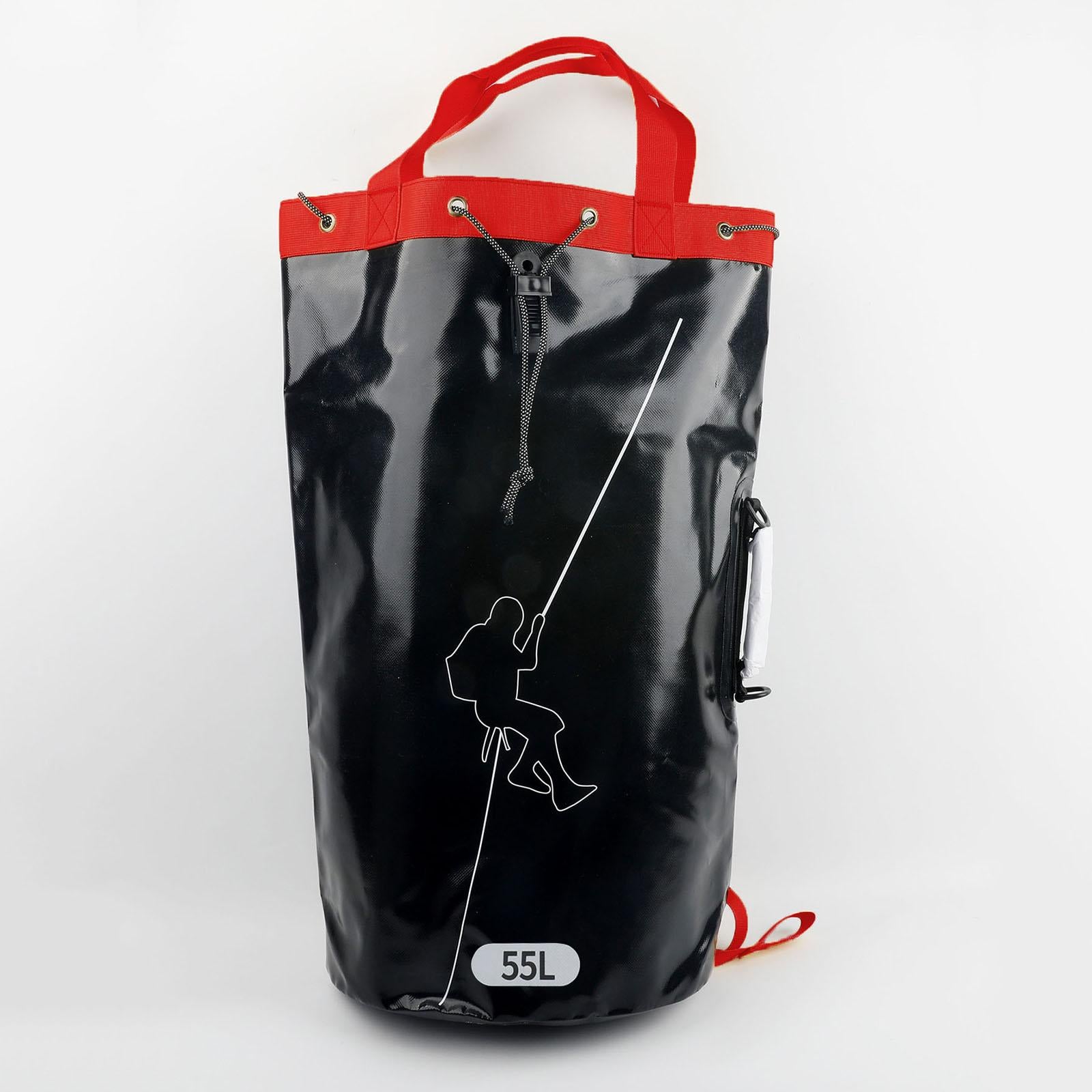 Climbing Rope Gear Bag PVC Arborist Equipment Storage Bag for Outdoor Hiking 55L