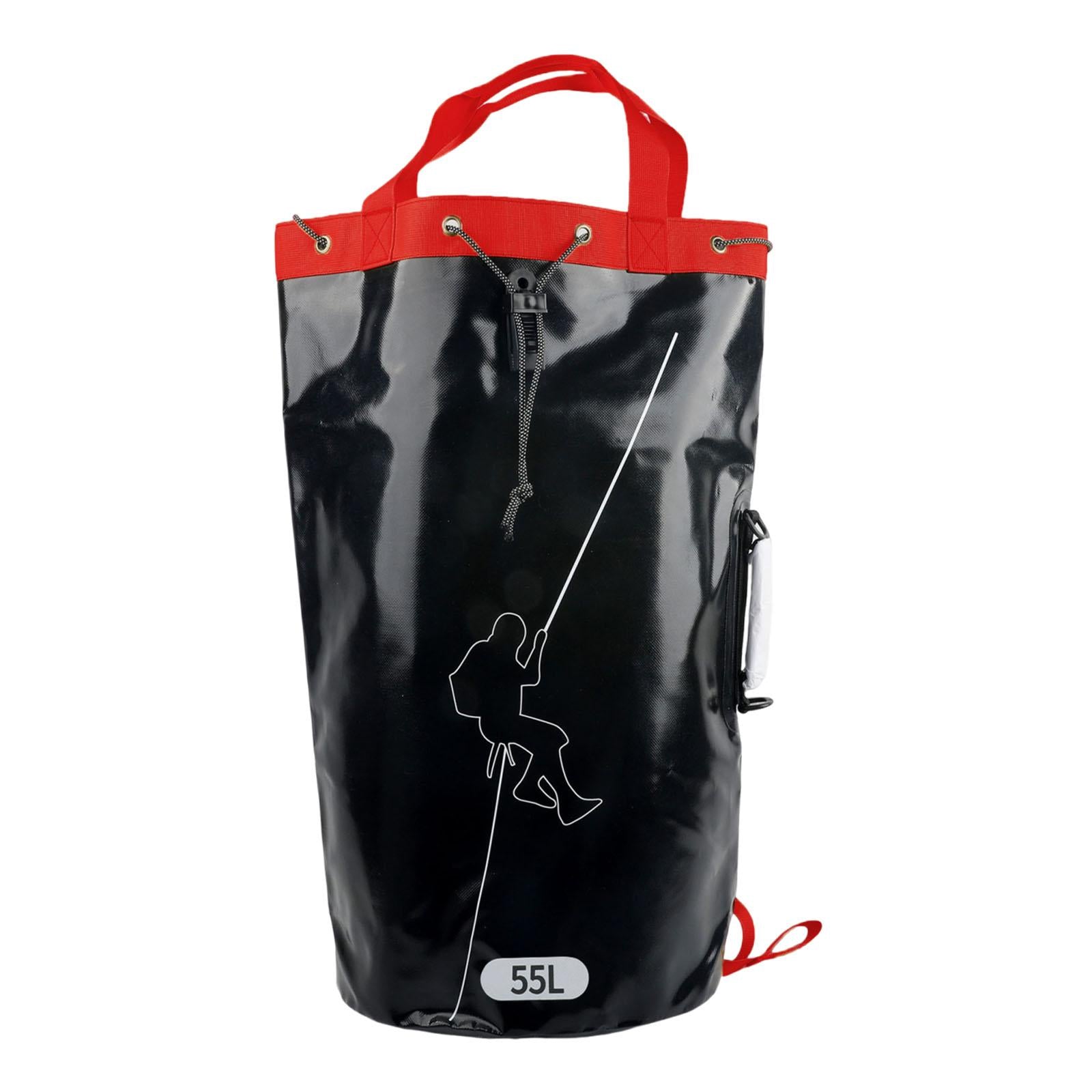 Climbing Rope Gear Bag PVC Arborist Equipment Storage Bag for Outdoor Hiking 55L