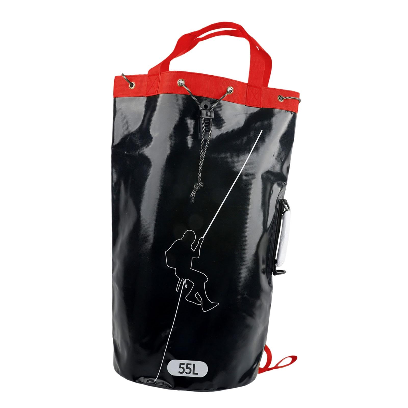 Climbing Rope Gear Bag PVC Arborist Equipment Storage Bag for Outdoor Hiking 55L
