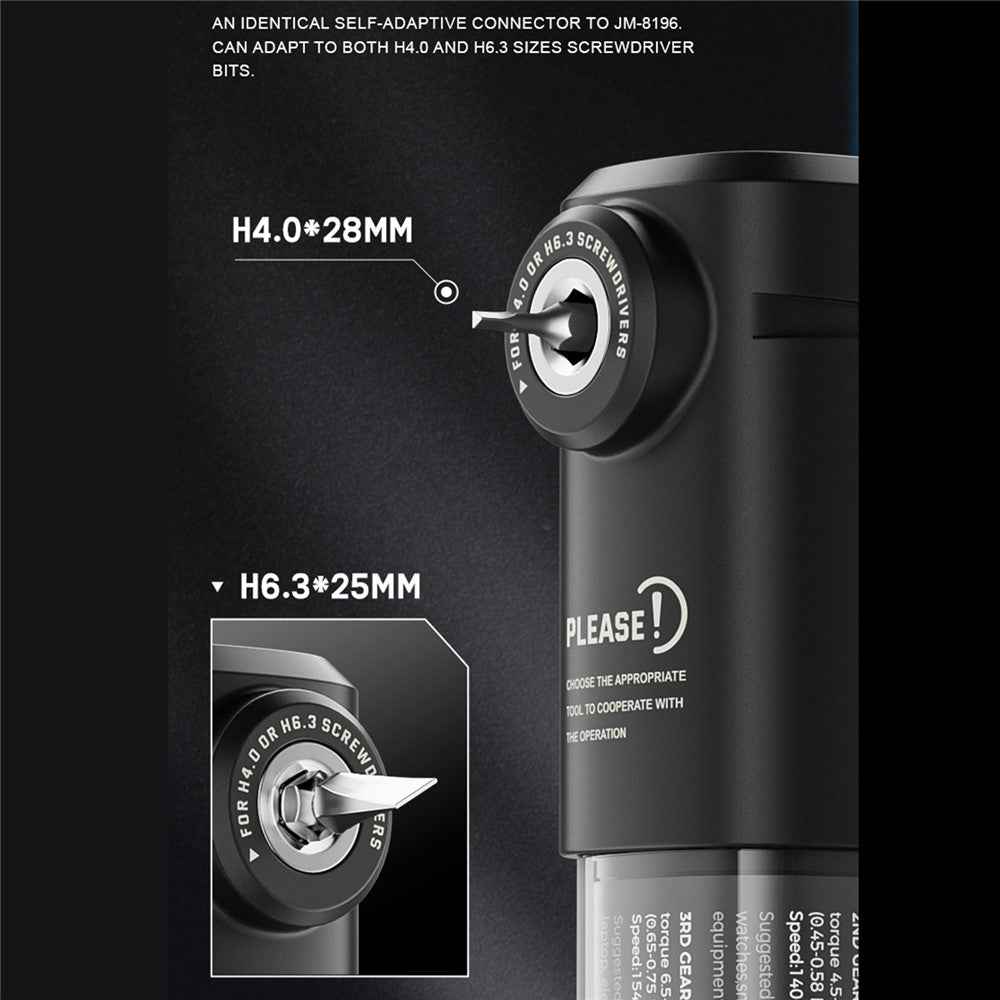 JAKEMY JM-Z25 Professional Corner Adapter For H4.0  /  H6.3 Screwdriver Bits Dual Size Compatible