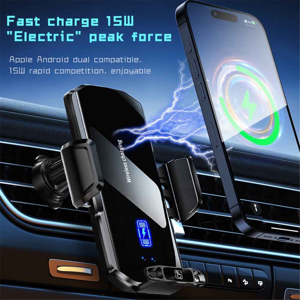 SD11 15W Fast Charging Car Wireless Charger Mount Air Vent Car Phone Holder