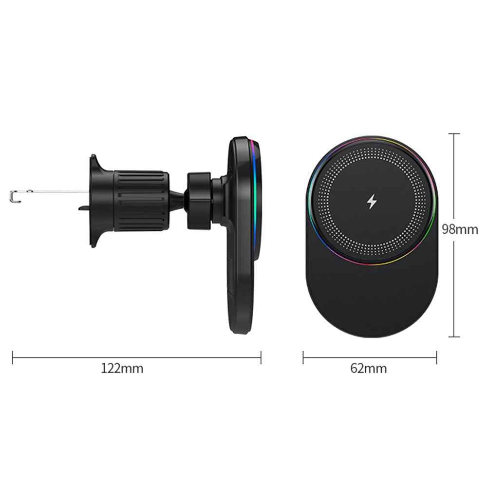 Magnetic Wireless Charger Car Air Outlet Mount Cell Phone Bracket Holder - M56