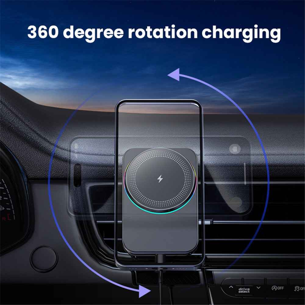 Magnetic Wireless Charger Car Air Outlet Mount Cell Phone Bracket Holder - M56