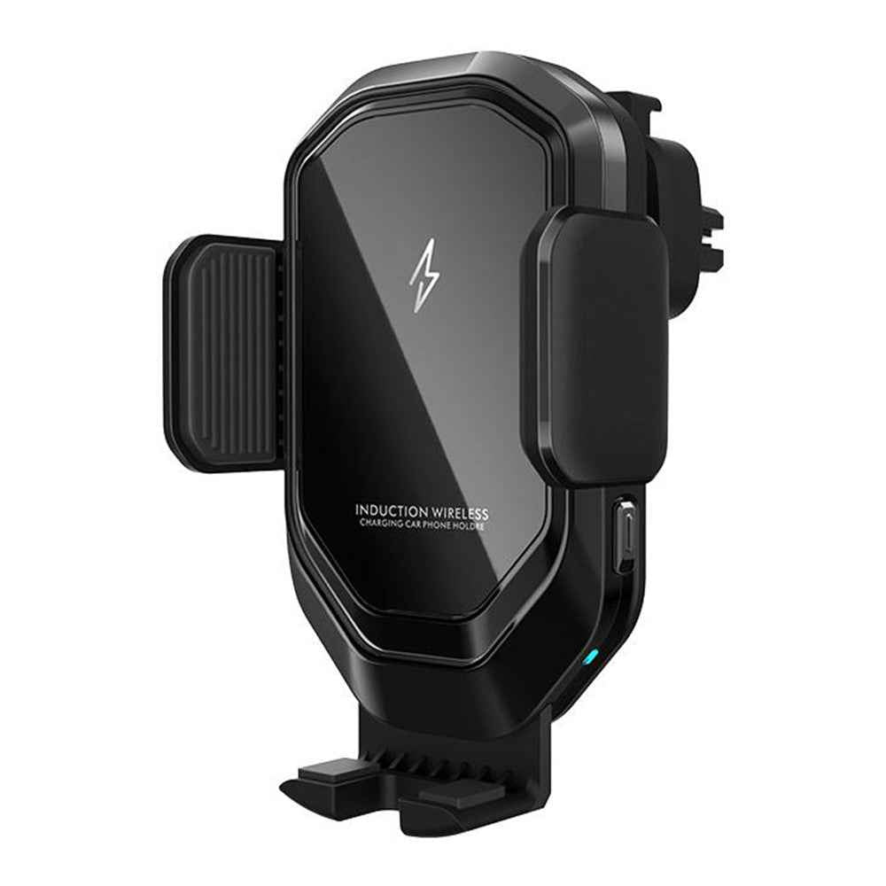 Mirror Surface Car Air Vent Clip Mobile Phone Holder 15W Fast Charging Wireless Charger