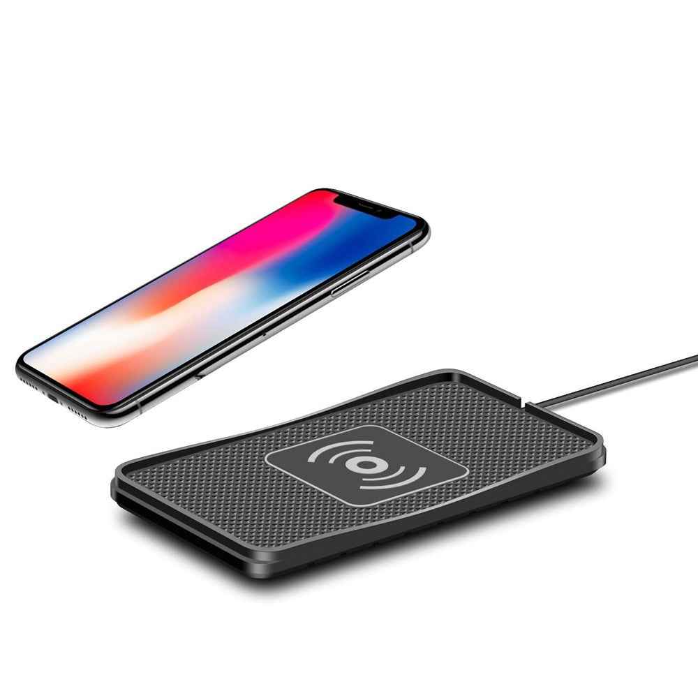 D3 20W Car Wireless Charger with 1m Cable Fast Charging Anti Slip Silicone Pad for Vehicles - Type C Plug