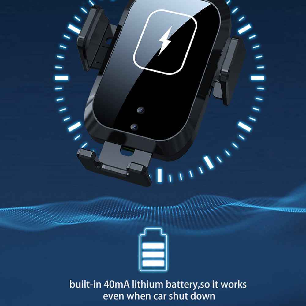 X11 Car Wireless Charger Phone Mount with Air Vent Holder, Cigarette Lighter Charger, 3-Axis 15W Car Charger (without Capacitor)