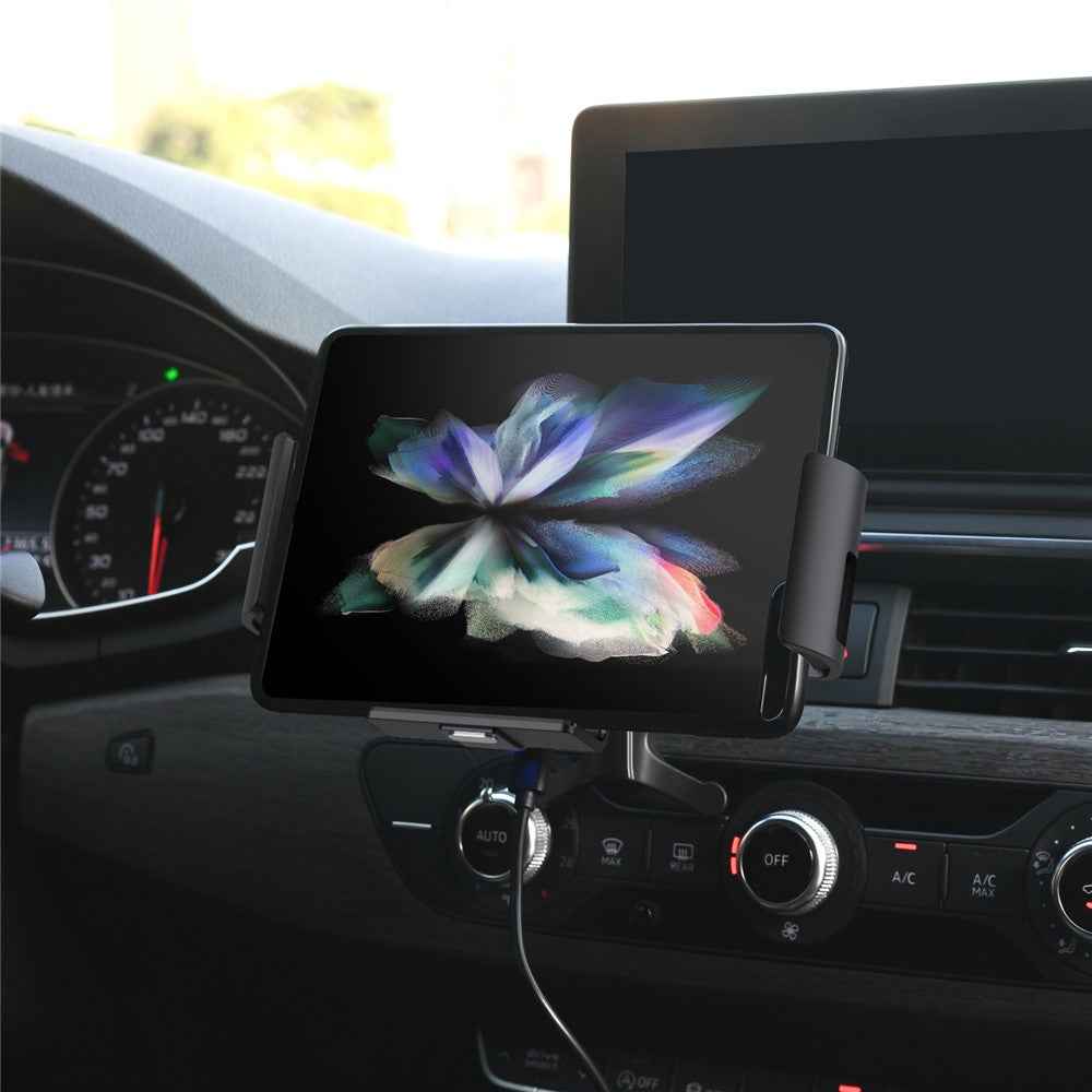 S1 Pro For Samsung Galaxy Fold / Huawei Mate X Folding Phone Car Wireless Charger Phone Holder Charging Bracket