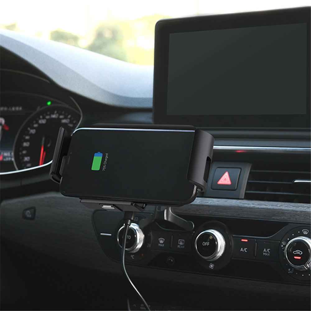 S1 Pro For Samsung Galaxy Fold / Huawei Mate X Folding Phone Car Wireless Charger Phone Holder Charging Bracket