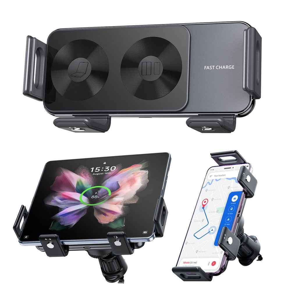 S20A For Samsung Folding Screen Mobile Phone Bracket Car Air Vent Wireless Charger