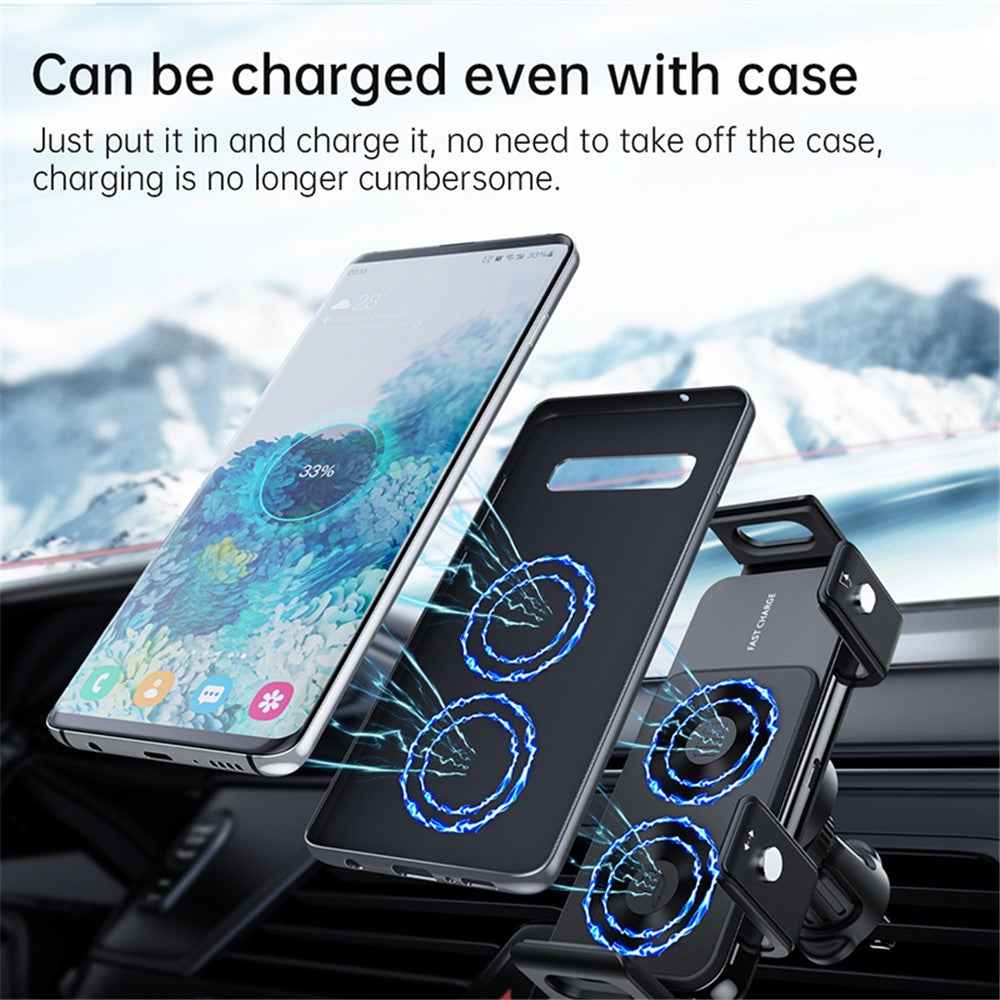 S20A For Samsung Folding Screen Mobile Phone Bracket Car Air Vent Wireless Charger