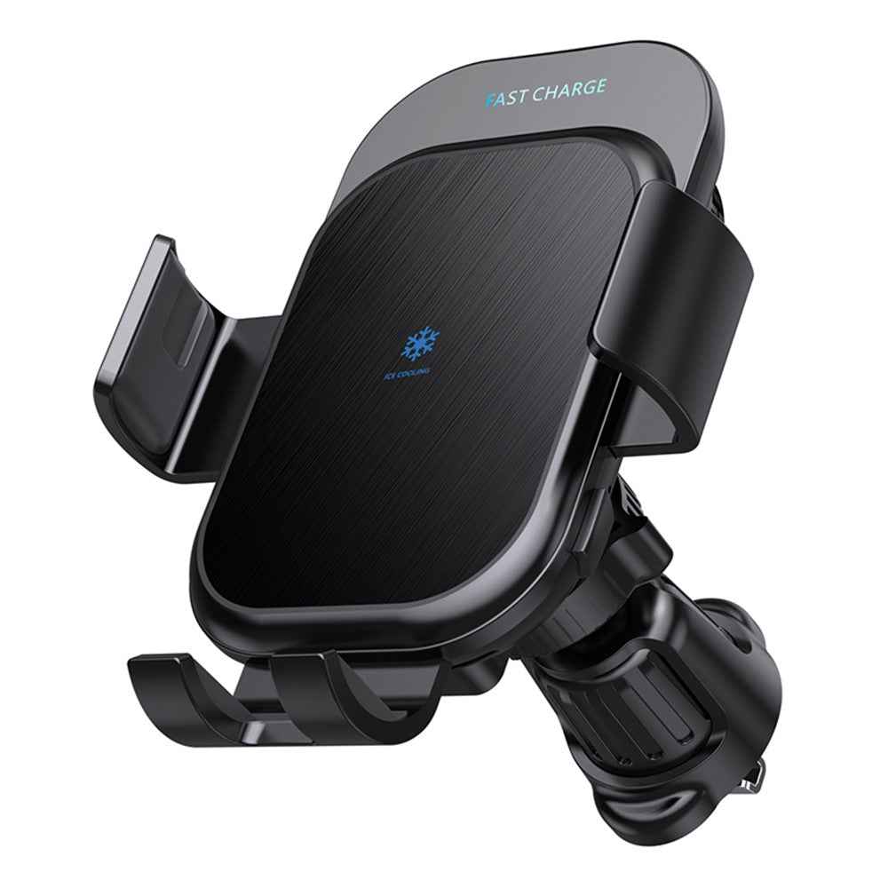 Z100A Semiconductor Cooling Dual Coil Car Wireless Charger for iPhone 15 / Samsung Galaxy Z Flip