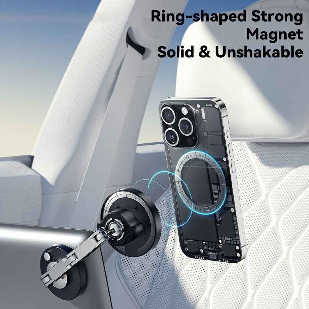 ESSAGER Wireless Charging Car Magnetic Phone Holder Adhesive Dashboard Cell Phone Bracket