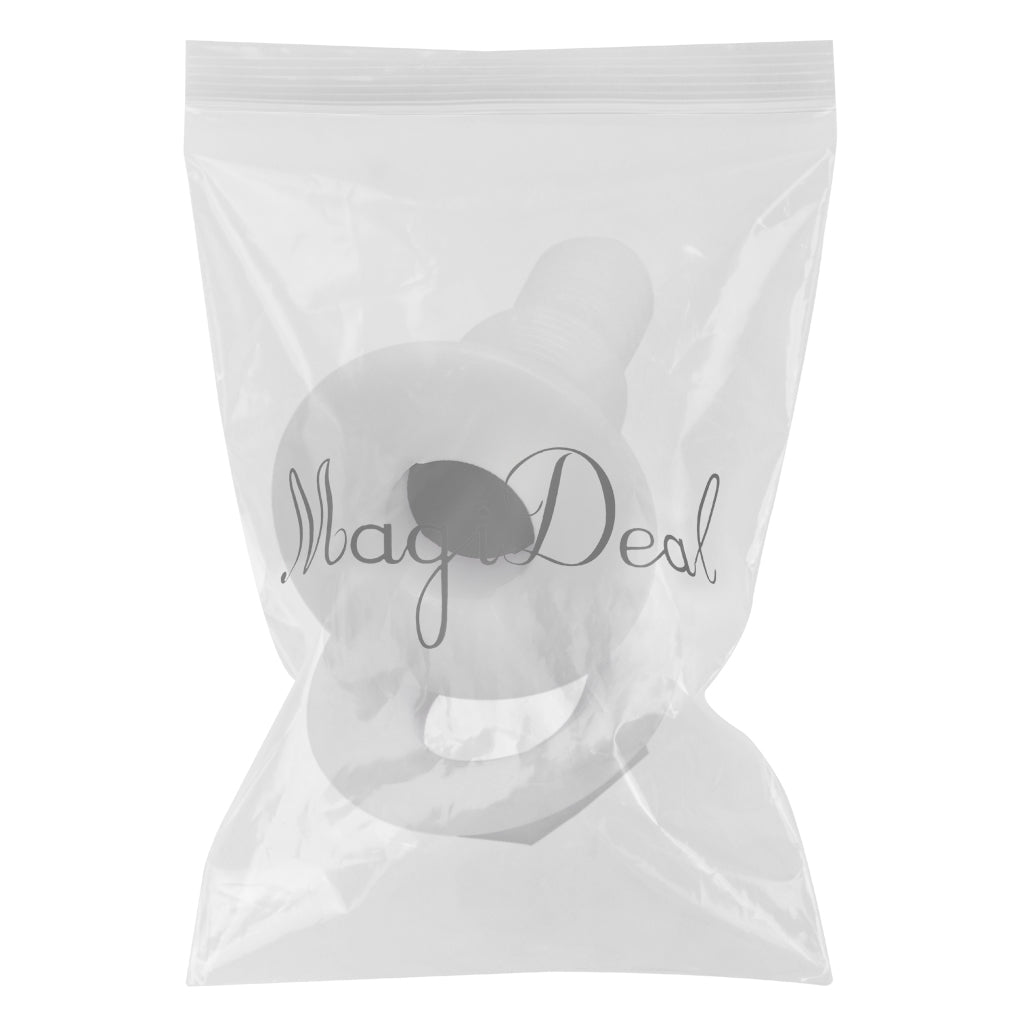 White Plastic Thru-Hull Bilge Pump and Aerator Hose Fitting for 3/4 Hose"