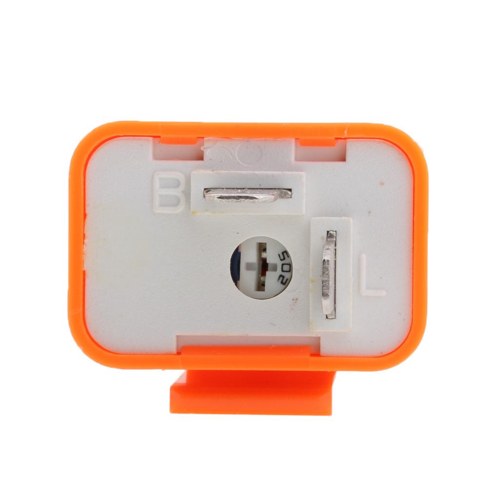 3x2 Pin Speed Adjustable LED Flasher Relay Fix Motorcycle Turn Signal Hyper 