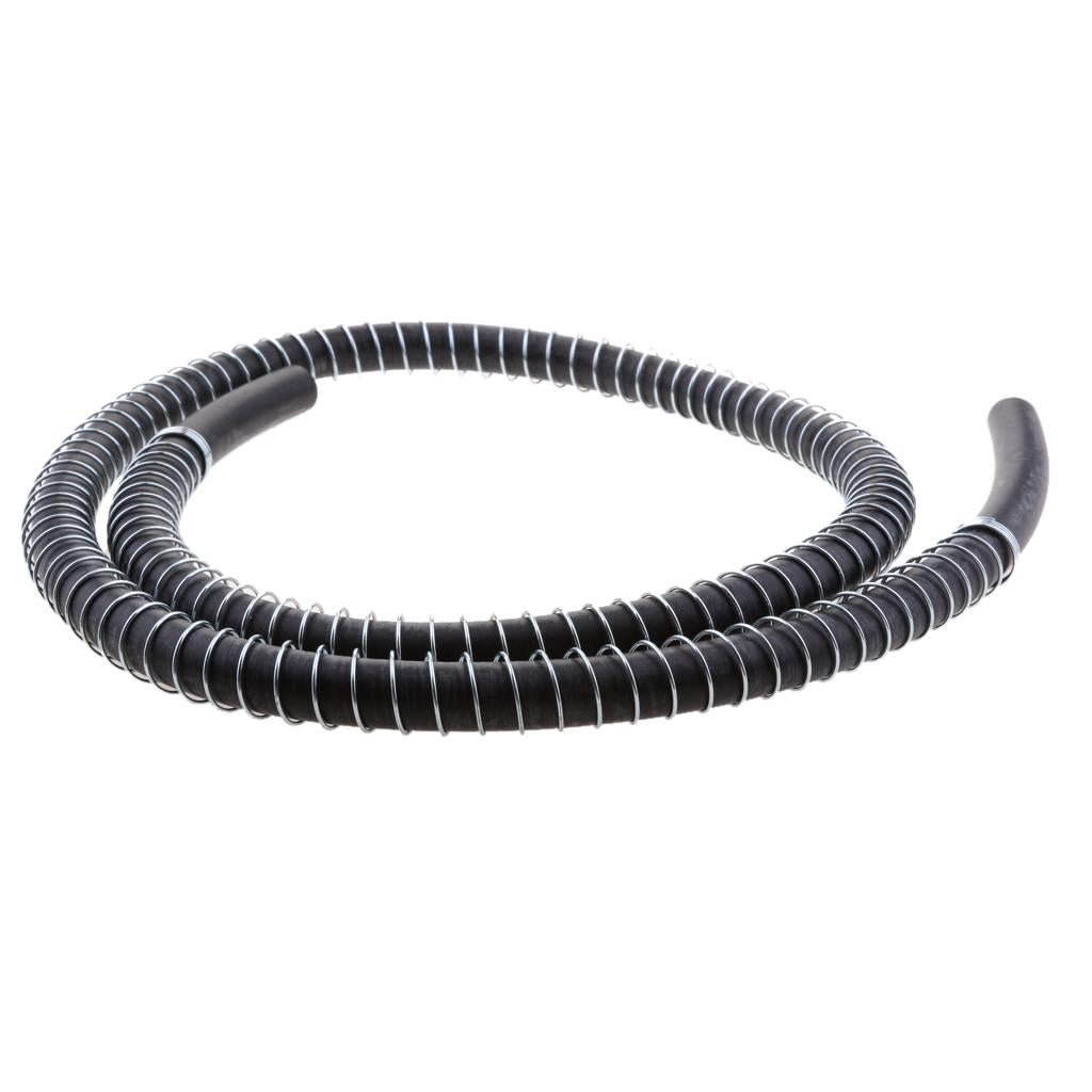 100cm 8mm Dia Rubber Double Braided Oil Fuel Gas Line Hose
