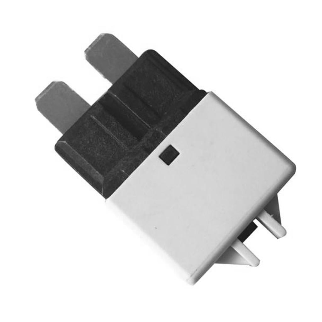 Circuit Breaker Blade Fuse 12V 24V Resettable 5-30A Marine Rally White(25A)