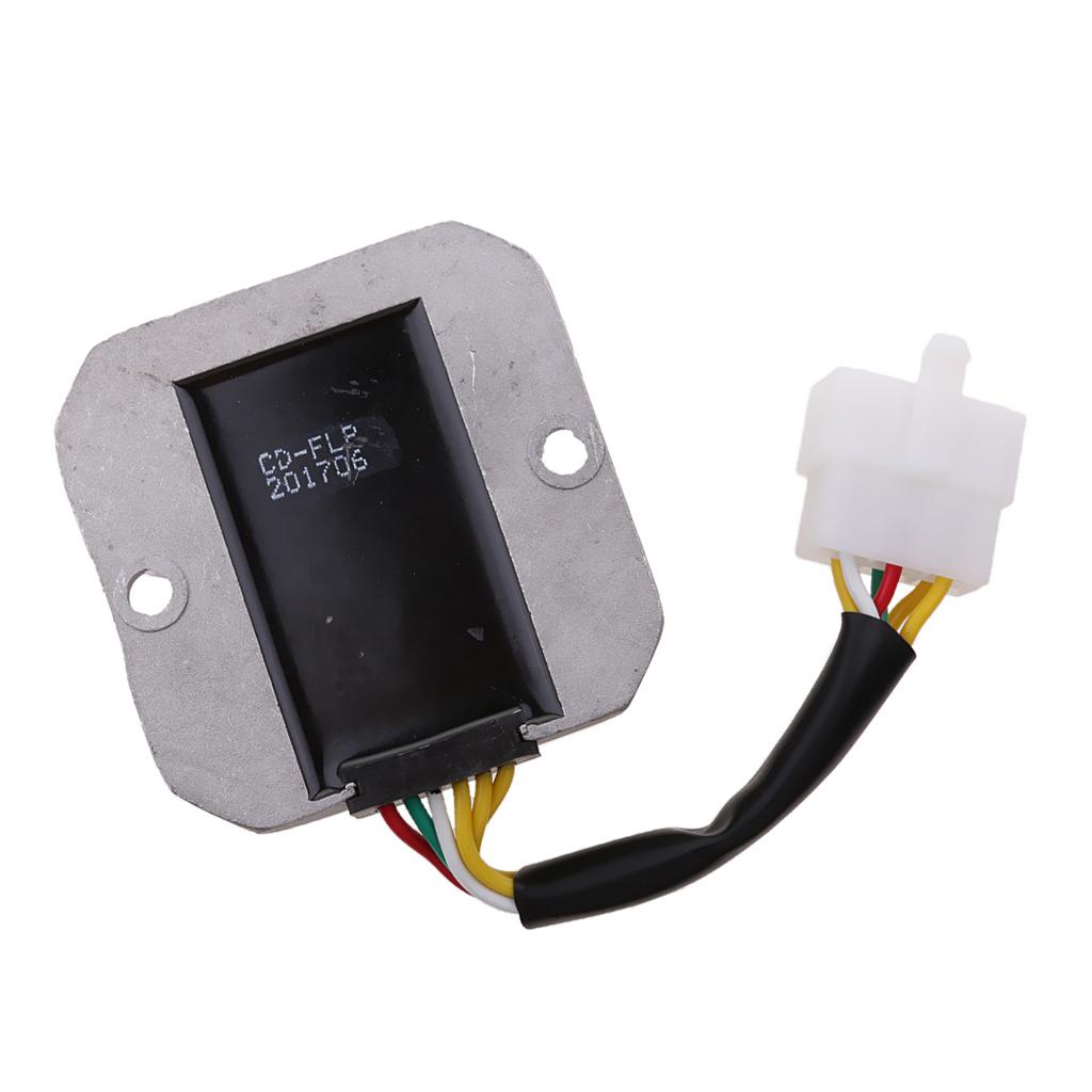 Motorcycle 6 Wires Regulator Rectifier for GY60 150CC 250CC 1 Plug
