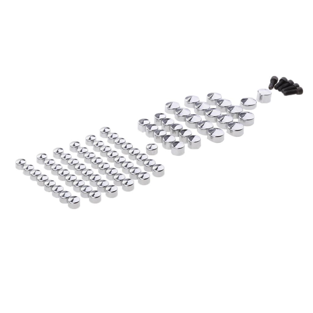 Chrome Bolts Toppers Caps Set for   Softail FL FLS FX FXS 2007-2013