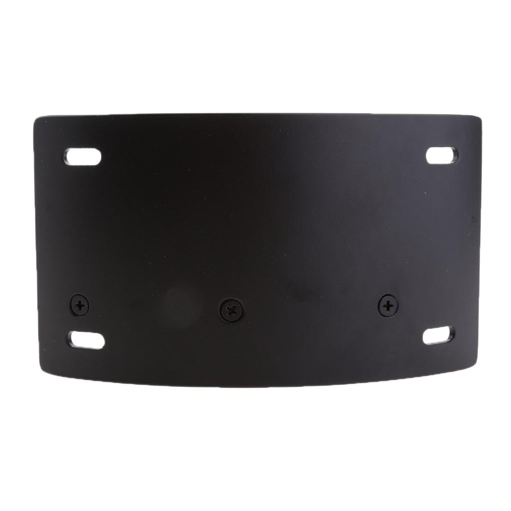 Motorcycle Curved Curved Side Mount License Plate Tag Holder Bracket