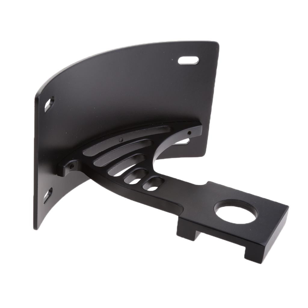 Motorcycle Curved Curved Side Mount License Plate Tag Holder Bracket