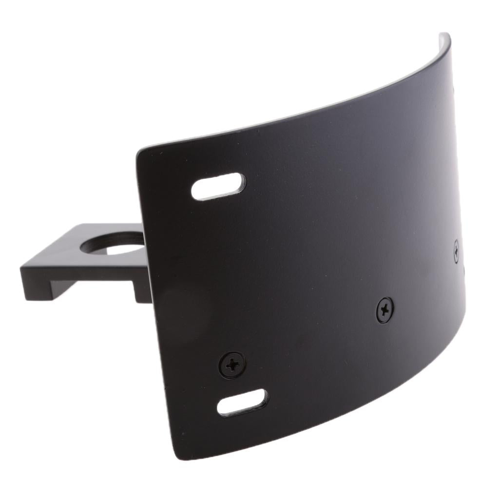 Motorcycle Curved Curved Side Mount License Plate Tag Holder Bracket