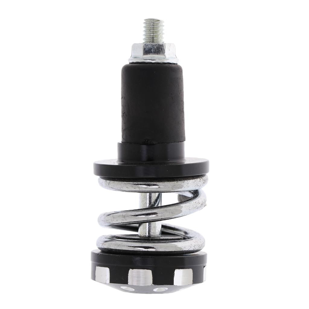 7/8 Motorcycle Anti Vibration Handle Bar End Plug Grip End Cap 22mm  Black"