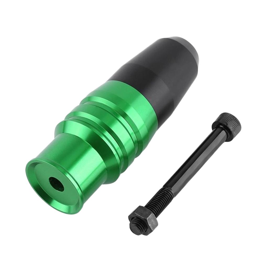 CNC Crash Pads Exhaust Sliders Body Protector For Kawasaki Z800 Z250 Green
