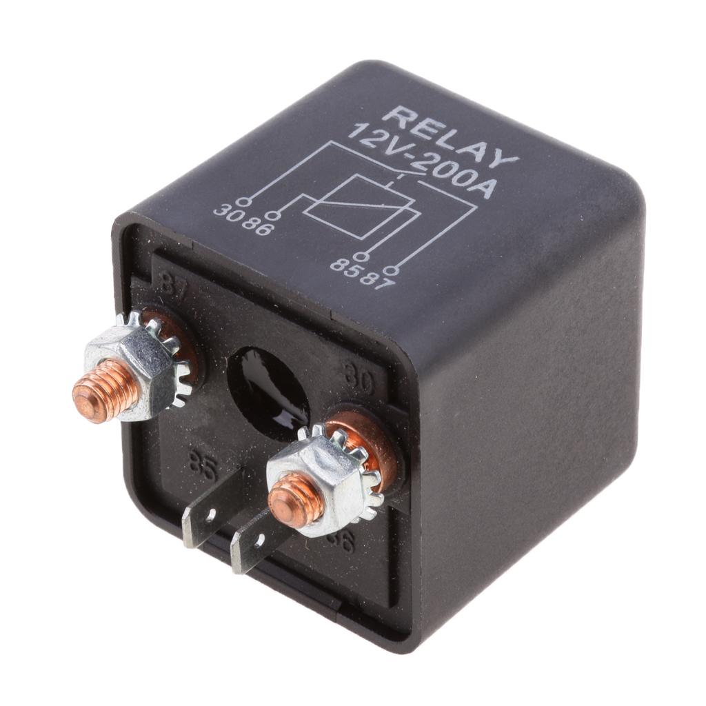 2x 12V 200A Normally Open 4P Relay Heavy Duty Automotive Marine Split Charge