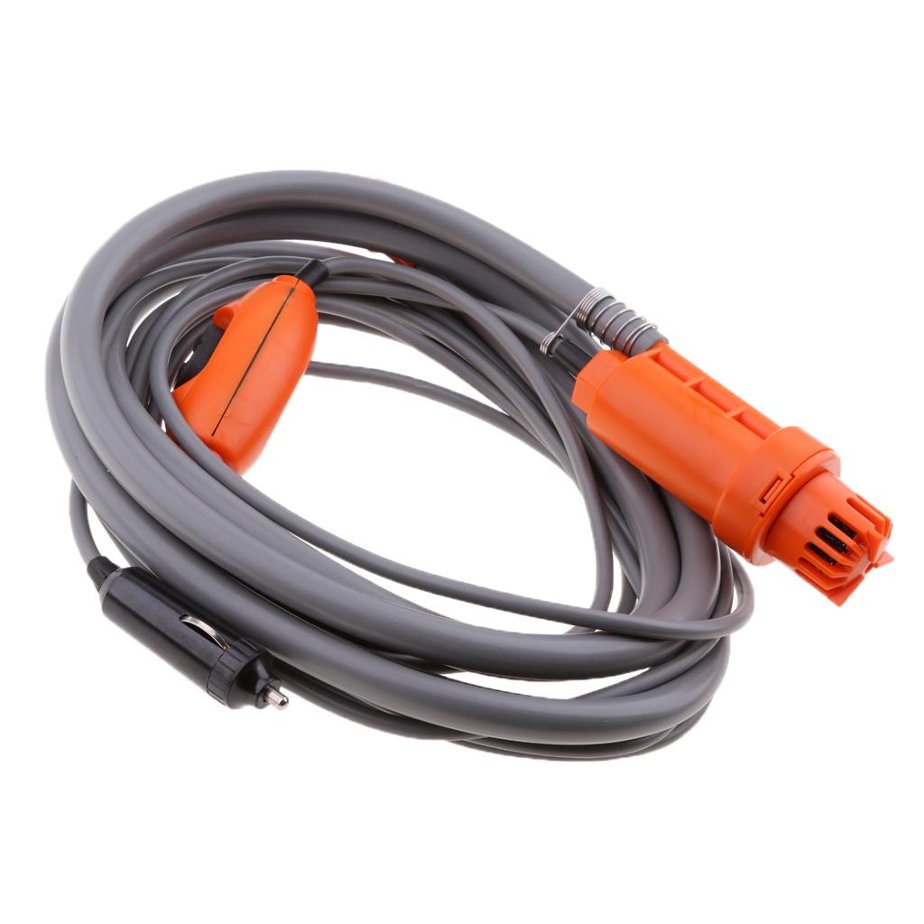 12V Portable Pressure Washer Automobile Shower Set for  Car Washing Orange
