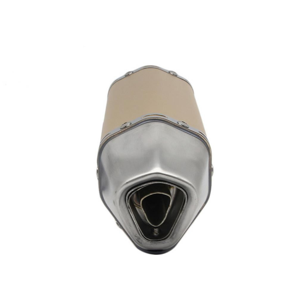 51mm Exhaust Muffler Silencer Universal for Motorcycle Scooter Gold