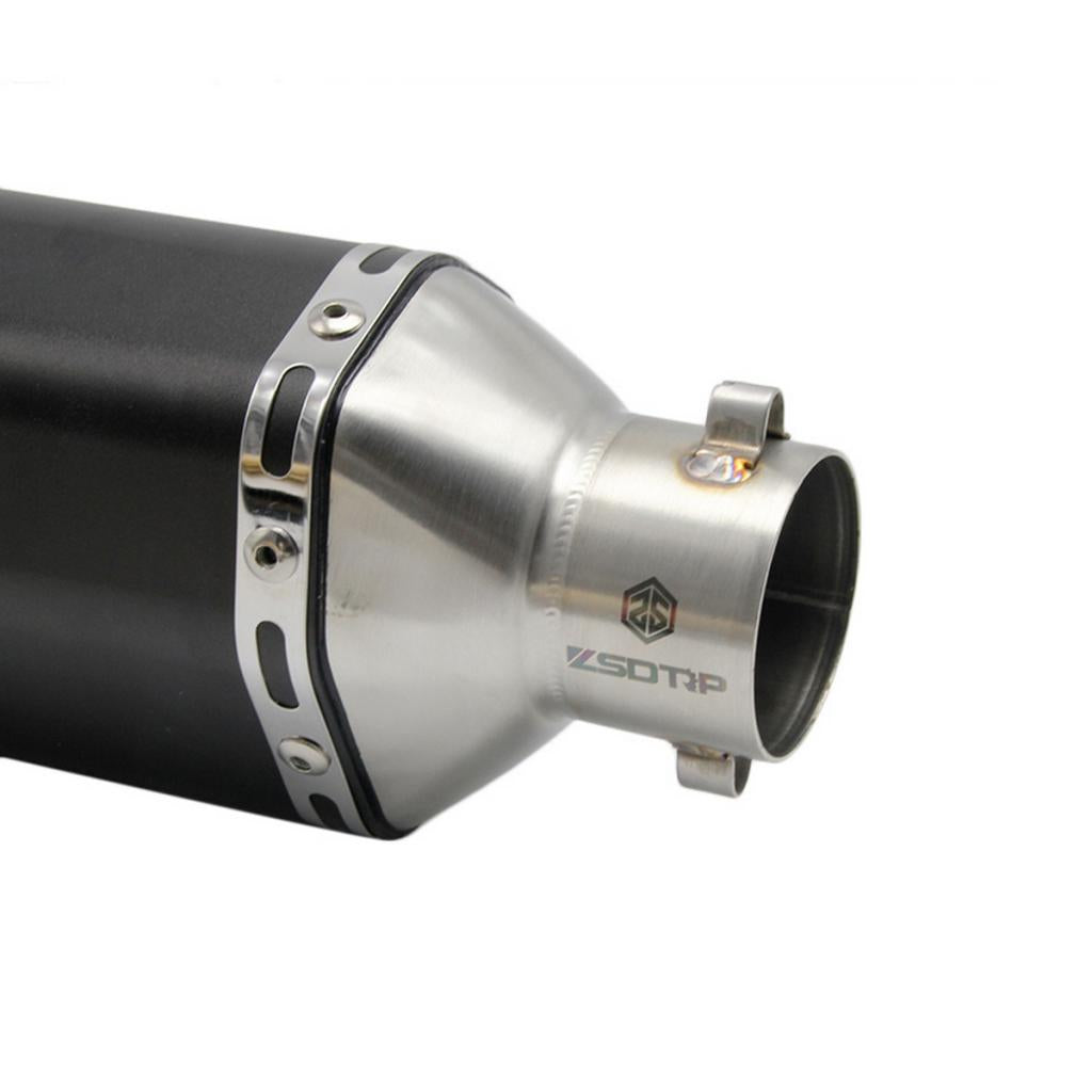 51mm Exhaust Muffler Silencer Universal for Motorcycle Scooter Black