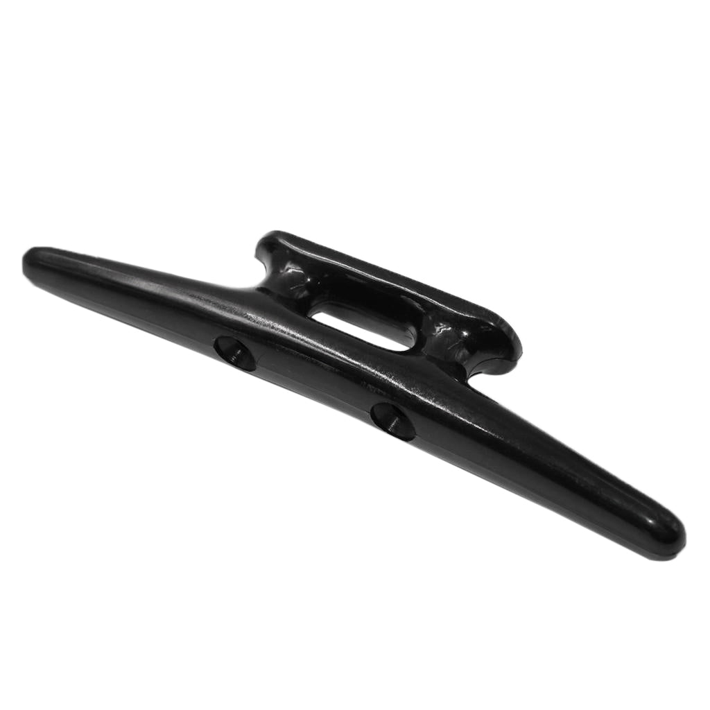  8 Black Nylon Closed Base Marine Boat & Dock 8 inch Cleat"