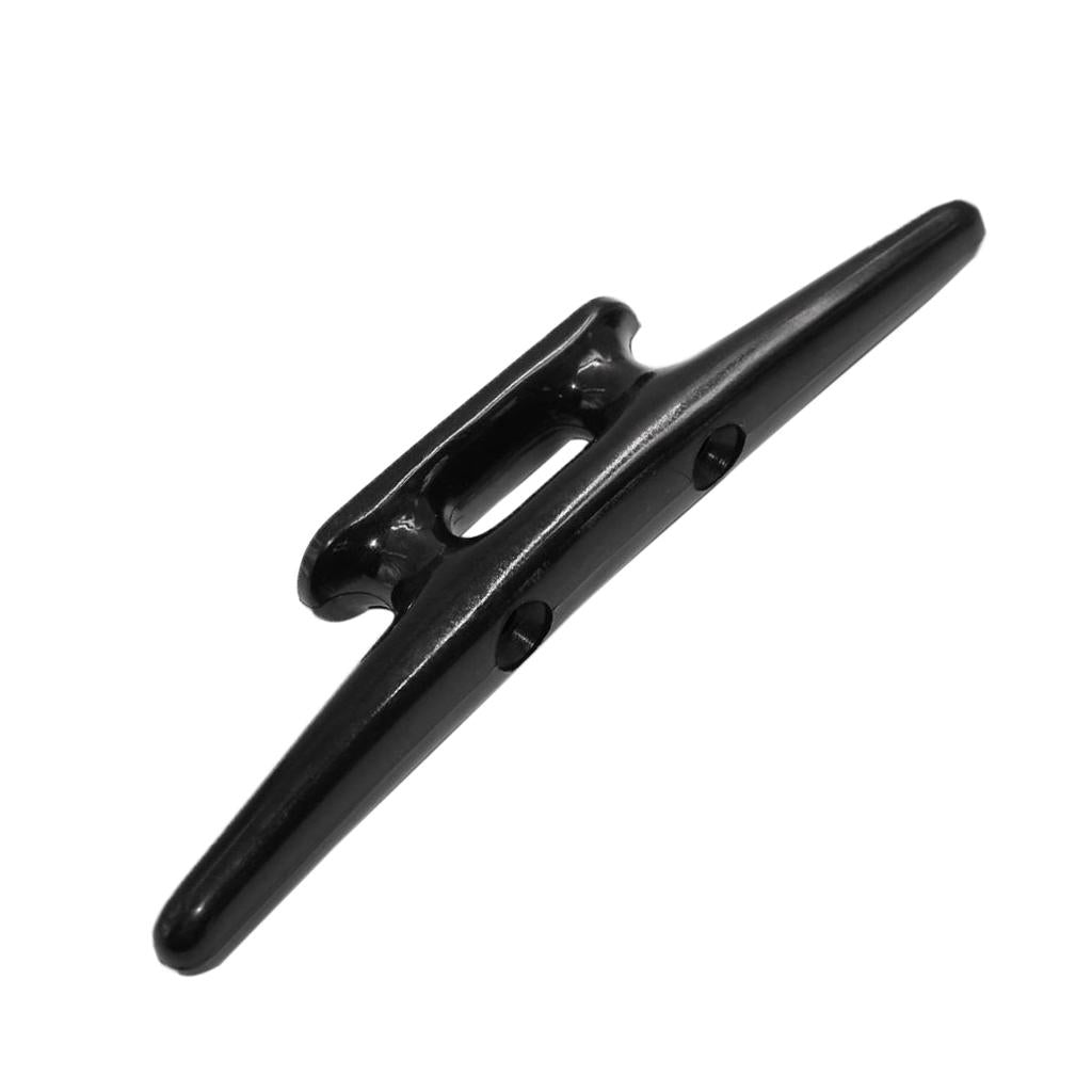  8 Black Nylon Closed Base Marine Boat & Dock 8 inch Cleat"