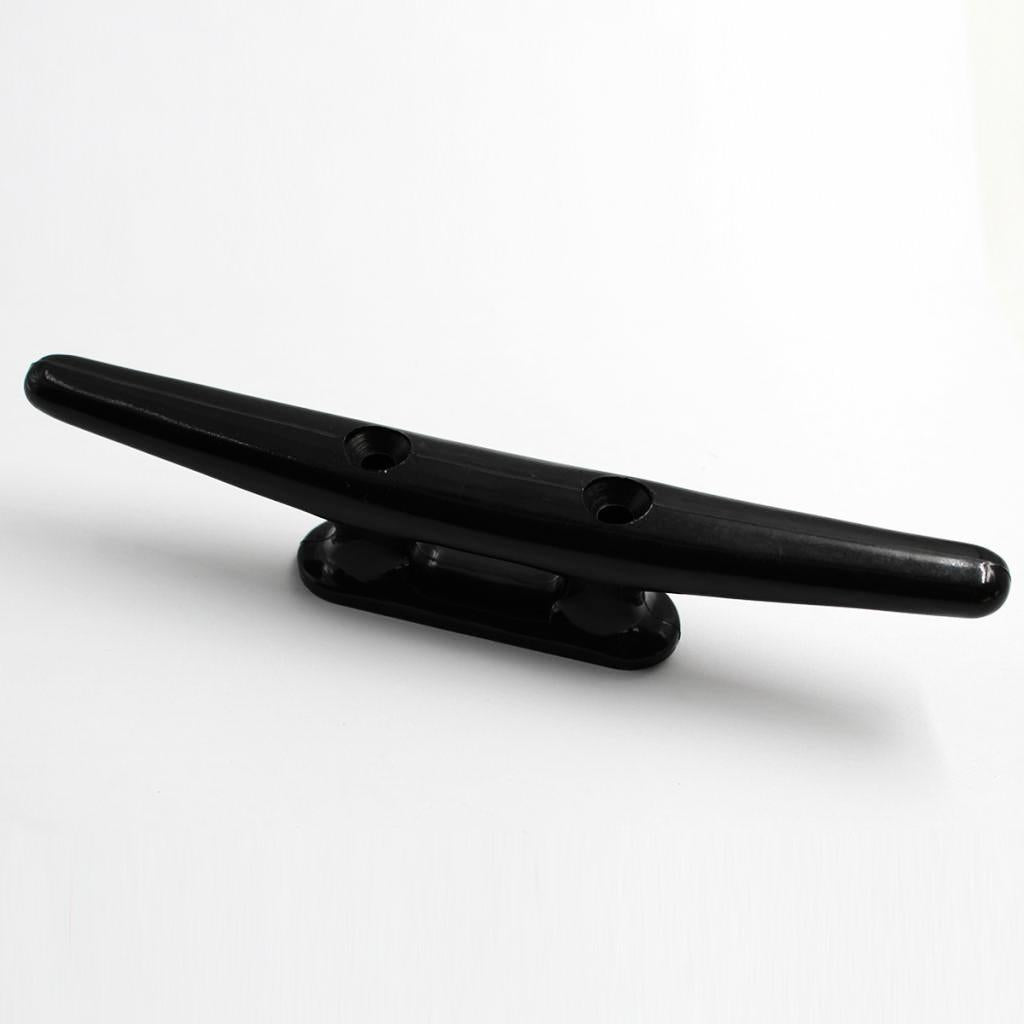  8 Black Nylon Closed Base Marine Boat & Dock 8 inch Cleat"