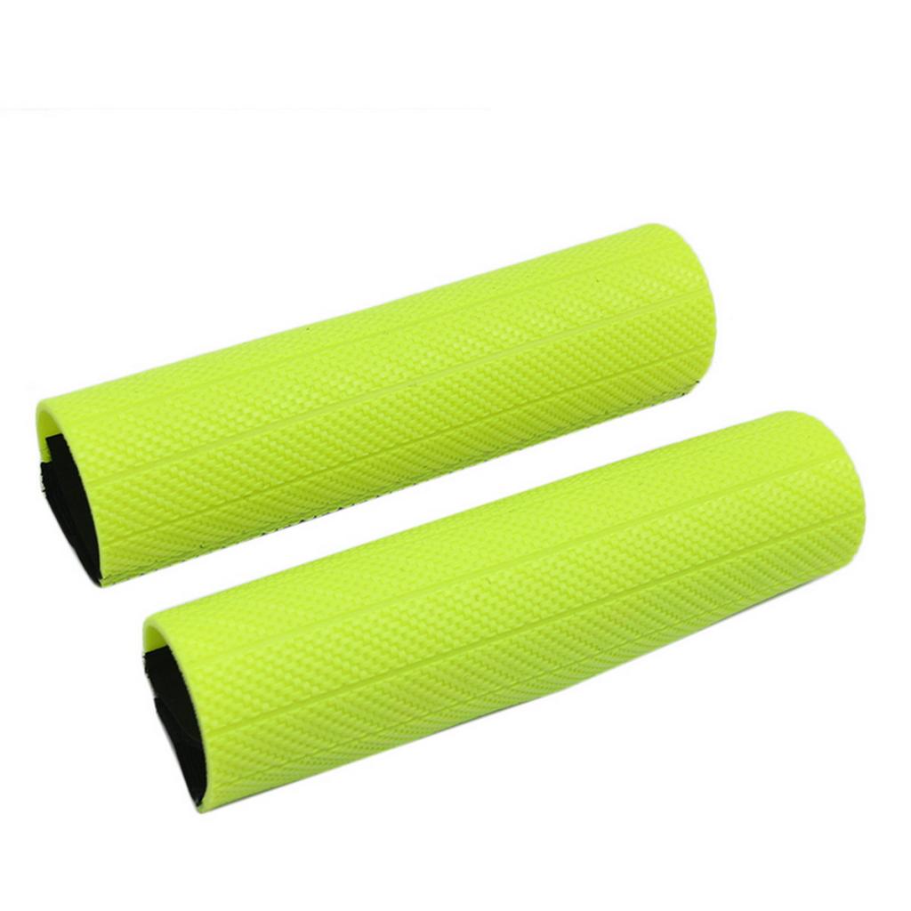 Motorcycle Front Fork Protector Shock Absorber Guard Wrap Cover Skin Cyan