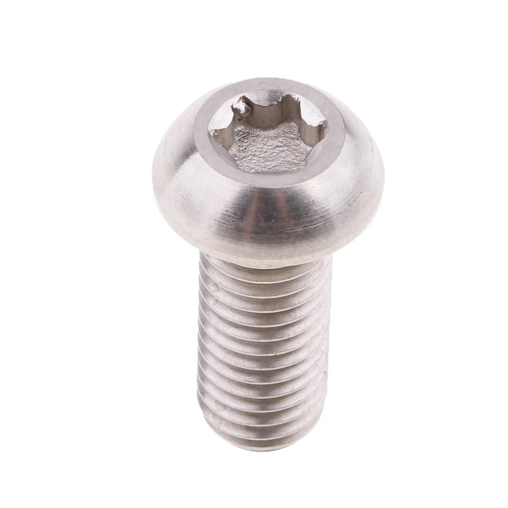 M8 x 20mm Motorcycle Disc Brake Rotor Bolts Retaining Screw Titanium