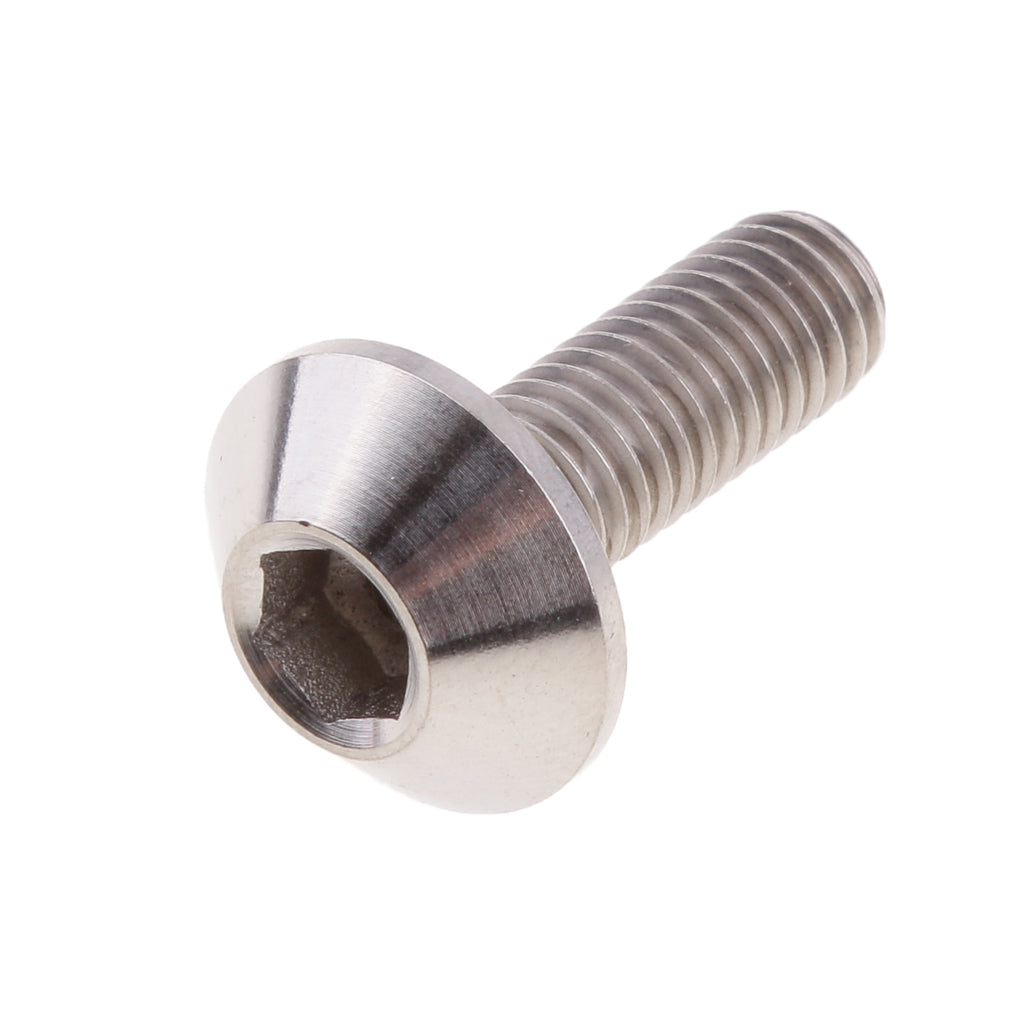 Titanium Motorcycle Disc Brake Rotor Mount Bolts Retaining Screw M6x18mm