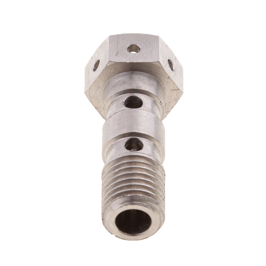 Titanium Double Banjo Bolt 10mm X Pitch 1.25 for Brembo Race Brake Dual Line