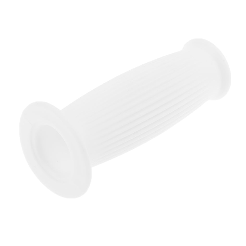 Universal Motorcycle Handlebar Handle Grips 25/28mm for Harley White
