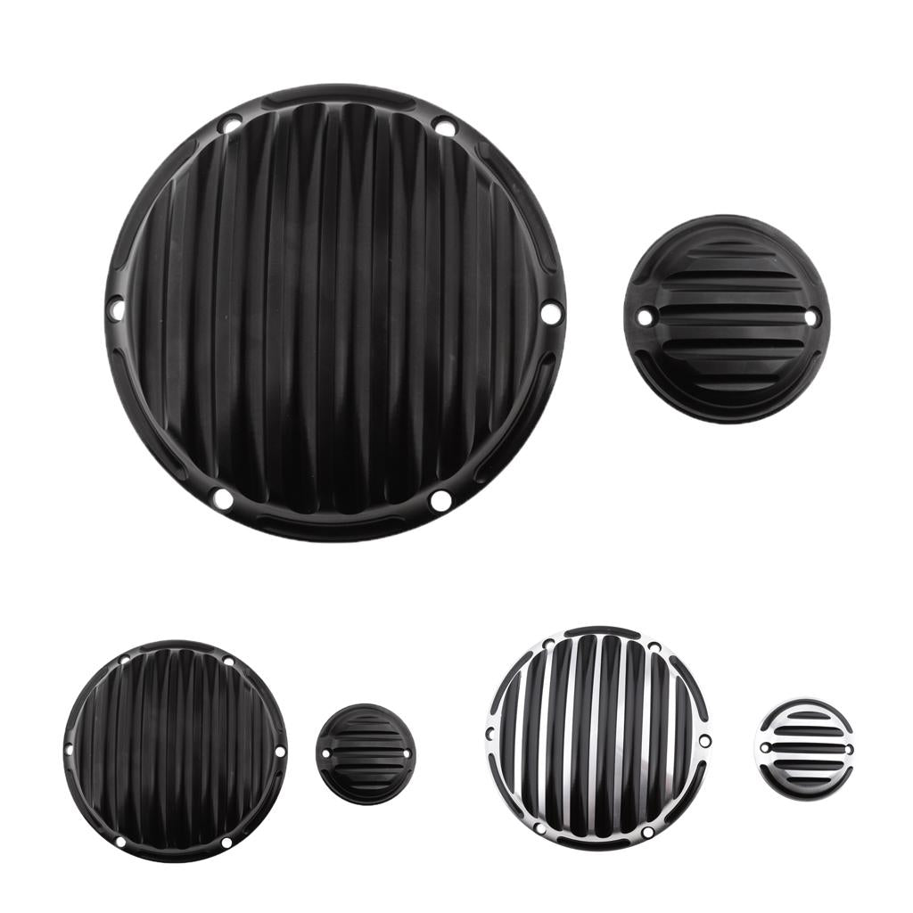 Motorcycle Derby Timer Cover For Harley Sportster XL 883 XR 1200 48 Black