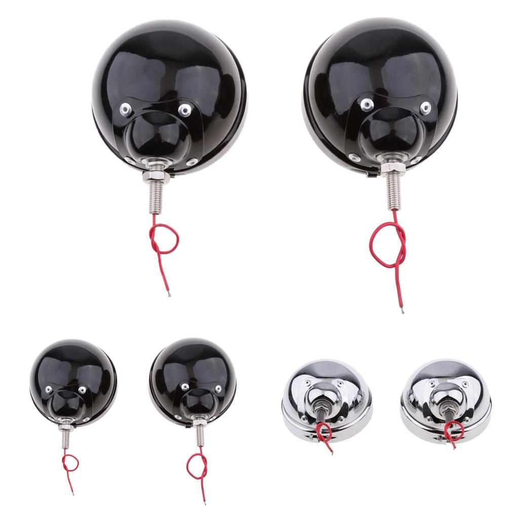 4.5 Motorcycle Fog Light Bracket Mounting Housing for   Black"