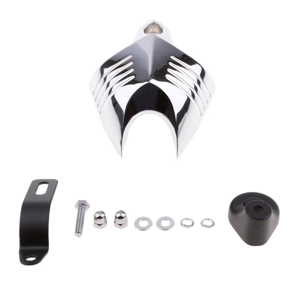 Horn Cover for Harley Big Twins V-Rods Stock Cowbell Horns 1992-2012 Chrome