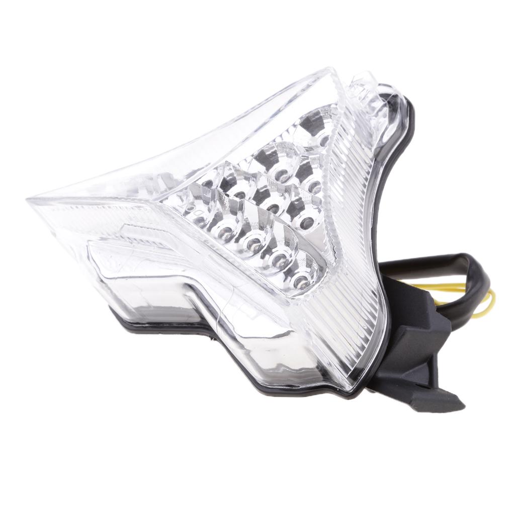 Motorcycle LED Turn Signal Tail Light for Yamaha YZF R1 2009-2014 Clear