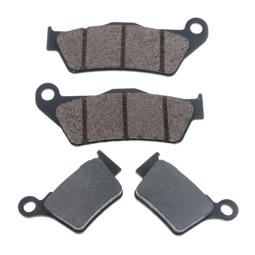 Front and Rear Disc Brake Pads Full Set for KTM 125 / 200 / 250 / 300 EXC EXC125 (2 Pairs)