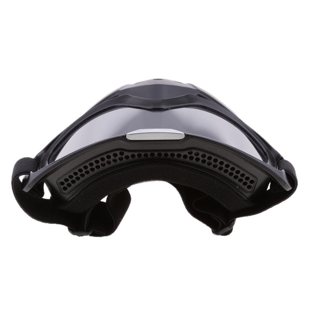 Motorcycle Goggles Mask Detachable Protect Padding Helmet Sunglasses Road Riding UV Motorbike Glasses For Harley Smoke