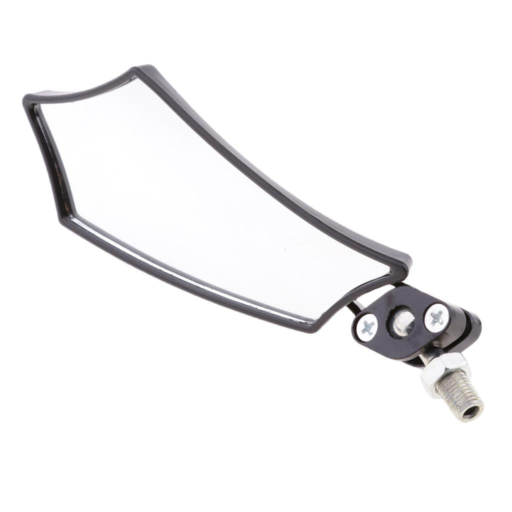 1 Pair Universal Motorcycle Bike Bar End Rear View Mirror Accessory Grey