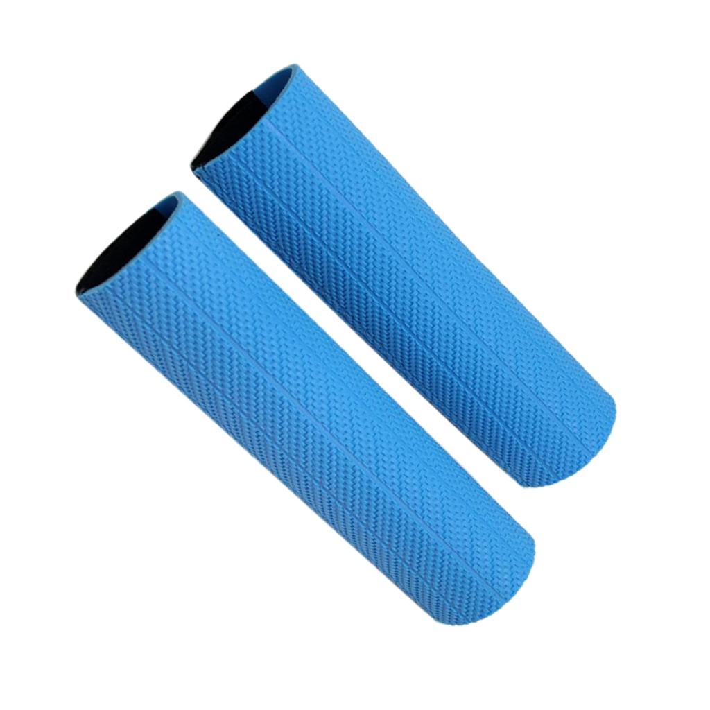 Motorcycle Front Fork Protector Shock Absorber Guard Wrap Cover Skin  Blue