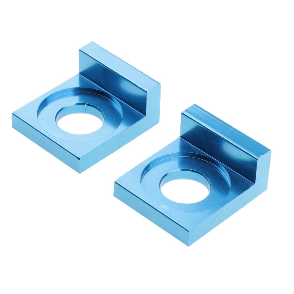15mm Alloy Chain Adjuster Tensioner Block for Dirt Bike Quad ATV Blue
